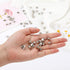 55 Pieces Metal Pin Backs Locking Pin Keepers Locking Clasp...